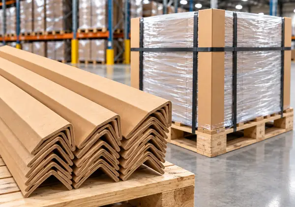 Esquineros de cartón para empaque industrial